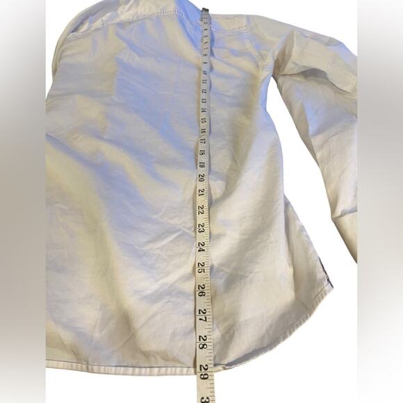7 Downie Street White Button Down Dress Shirt Men's Size Small - Picture 6 of 15